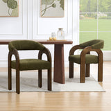 Clara Modern Upholstered Dining Chairs (Set of 2)