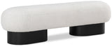 Robertson Opulent Boucle Fabric Bench – Timeless Art Deco Elegance for Entryway or Living Room