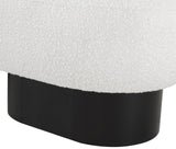 Robertson Opulent Boucle Fabric Bench – Timeless Art Deco Elegance for Entryway or Living Room