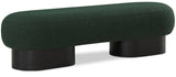 Robertson Opulent Boucle Fabric Bench – Timeless Art Deco Elegance for Entryway or Living Room