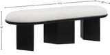 Wilshire Bench - Elegant Art Deco Design with Plush Seating and Solid Wood Base for Style & Comfort