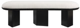 Wilshire Bench - Elegant Art Deco Design with Plush Seating and Solid Wood Base for Style & Comfort