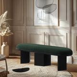 Wilshire Bench - Elegant Art Deco Design with Plush Seating and Solid Wood Base for Style & Comfort