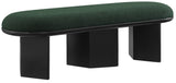 Wilshire Bench - Elegant Art Deco Design with Plush Seating and Solid Wood Base for Style & Comfort