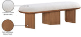 Wilshire Bench - Elegant Art Deco Design with Plush Comfort and Rich Walnut Finish for Any Space