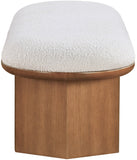 Wilshire Bench - Elegant Art Deco Design with Plush Comfort and Rich Walnut Finish for Any Space