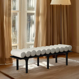 Landon Bench - Luxurious Art Deco-Inspired Upholstered Seating for Foyer, Bedroom, or Dressing Room