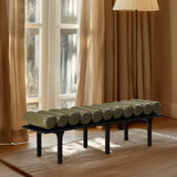 Landon Bench - Luxurious Art Deco-Inspired Upholstered Seating for Foyer, Bedroom, or Dressing Room