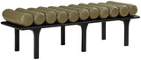 Landon Bench - Luxurious Art Deco-Inspired Upholstered Seating for Foyer, Bedroom, or Dressing Room