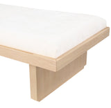 Arlington Bench: Stylish Mid-Century Modern Design with Solid Wood Base and Moveable Tray for Versatility