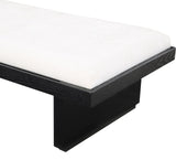 Arlington Bench - Luxurious Chenille Upholstered Seating with Sliding Tray for Modern Spaces