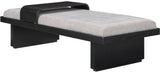 Arlington Bench - Luxurious Chenille Upholstered Seating with Sliding Tray for Modern Spaces
