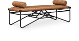 Gatsby Vegan Leather Bench – Elegant Contemporary Design with Soft Cushions for Stylish Spaces
