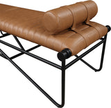 Gatsby Vegan Leather Bench – Elegant Contemporary Design with Soft Cushions for Stylish Spaces