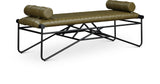 Gatsby Vegan Leather Bench – Elegant Contemporary Design with Soft Cushions for Stylish Spaces