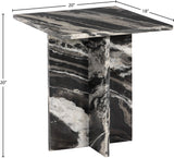 Verona End Table - Handcrafted Marble Design with Unique Base for Contemporary Elegance in Any Room