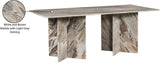 Verona Dining Table - Handcrafted Black Marble with Unique Base for Timeless Elegance and Style