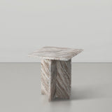 Verona End Table - Handcrafted Marble Design with Unique Base for Contemporary Elegance in Any Room