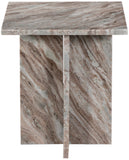 Verona End Table - Handcrafted Marble Design with Unique Base for Contemporary Elegance in Any Room