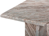 Verona End Table - Handcrafted Marble Design with Unique Base for Contemporary Elegance in Any Room