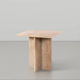 Verona End Table - Handcrafted Marble Design with Unique Base for Contemporary Elegance in Any Room