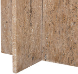 Verona End Table - Handcrafted Marble Design with Unique Base for Contemporary Elegance in Any Room