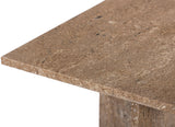 Verona End Table - Handcrafted Marble Design with Unique Base for Contemporary Elegance in Any Room