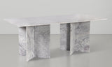 Verona Dining Table - Handcrafted Black Marble with Unique Base for Timeless Elegance and Style