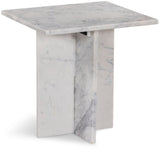 Verona End Table - Handcrafted Marble Design with Unique Base for Contemporary Elegance in Any Room