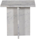 Verona End Table - Handcrafted Marble Design with Unique Base for Contemporary Elegance in Any Room