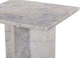 Verona End Table - Handcrafted Marble Design with Unique Base for Contemporary Elegance in Any Room