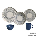 20 PIECES DINNERWARE SET BIO ESSÊNCIAS ELEMENTO