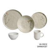 20 PIECES DINNERWARE SET BIO ESSÊNCIAS CAMPESTRE