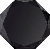 Gemma Unique Diamond Shape Coffee Table in Matte Black Steel - Contemporary Design for Modern Homes