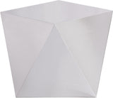 Gemma Contemporary Diamond Shaped End Table - Bold Accent for Modern Living Spaces and Decor