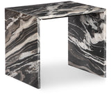 Canova End Table - Handcrafted Genuine Marble with Elegant Design for Contemporary Living Spaces