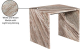 Canova End Table - Handcrafted Genuine Marble with Elegant Design for Contemporary Living Spaces