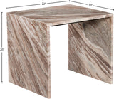 Canova End Table - Handcrafted Genuine Marble with Elegant Design for Contemporary Living Spaces