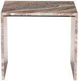 Canova End Table - Handcrafted Genuine Marble with Elegant Design for Contemporary Living Spaces