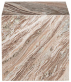 Canova End Table - Handcrafted Genuine Marble with Elegant Design for Contemporary Living Spaces