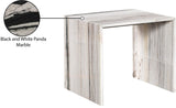 Canova End Table - Handcrafted Genuine Marble with Elegant Design for Contemporary Living Spaces