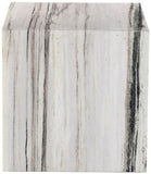 Canova End Table - Handcrafted Genuine Marble with Elegant Design for Contemporary Living Spaces