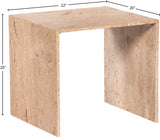 Canova End Table - Handcrafted Genuine Marble with Elegant Design for Contemporary Living Spaces