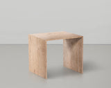 Canova End Table - Handcrafted Genuine Marble with Elegant Design for Contemporary Living Spaces