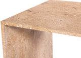 Canova End Table - Handcrafted Genuine Marble with Elegant Design for Contemporary Living Spaces