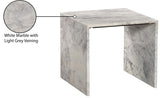 Canova End Table - Handcrafted Genuine Marble with Elegant Design for Contemporary Living Spaces