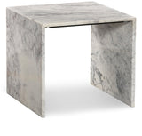 Canova End Table - Handcrafted Genuine Marble with Elegant Design for Contemporary Living Spaces