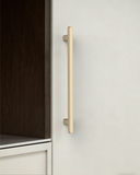 DESIGN2244 Rectangle Cabinet Pulls – Champagne Bronze Drawer Handles for Bathroom & Kitchen Cabinets