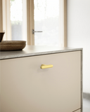 DESIGN2244 Champagne Bronze Cabinet Knobs | Rectangle Drawer Pulls for Kitchen&Bathroom