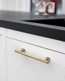 DESIGN2250 Oil Rubbed Bronze Knurled Pulls for Vintage Kitchens | 6-1/4" / 160mm Hole Center